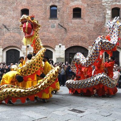 Capodanno Cinese dragoni