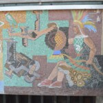 Alessandria, Palazzo delle Poste, i mosaici di Gino Severini, ph. M