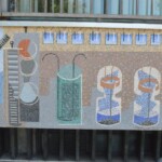 Alessandria, Palazzo delle Poste, i mosaici di Gino Severini, ph. M