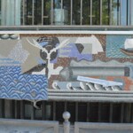 Alessandria, Palazzo delle Poste, i mosaici di Gino Severini, ph. M