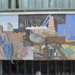 Alessandria, Palazzo delle Poste, i mosaici di Gino Severini, ph. M