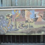 Alessandria, Palazzo delle Poste, i mosaici di Gino Severini, ph. M