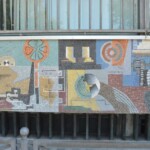 Alessandria, Palazzo delle Poste, i mosaici di Gino Severini, ph. M