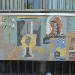 Alessandria, Palazzo delle Poste, i mosaici di Gino Severini, ph. M