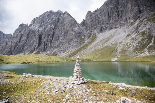 Lago Steinsee, Lechtaler Alpen, Adlerweg Tappa 20 (c)Tirol Werbung, Dominik Gigler