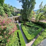 Casa-museo di Francesco Petrarca ad Arquà, l'ingresso con il giardino monumentale_Ph. Marco Giovenco